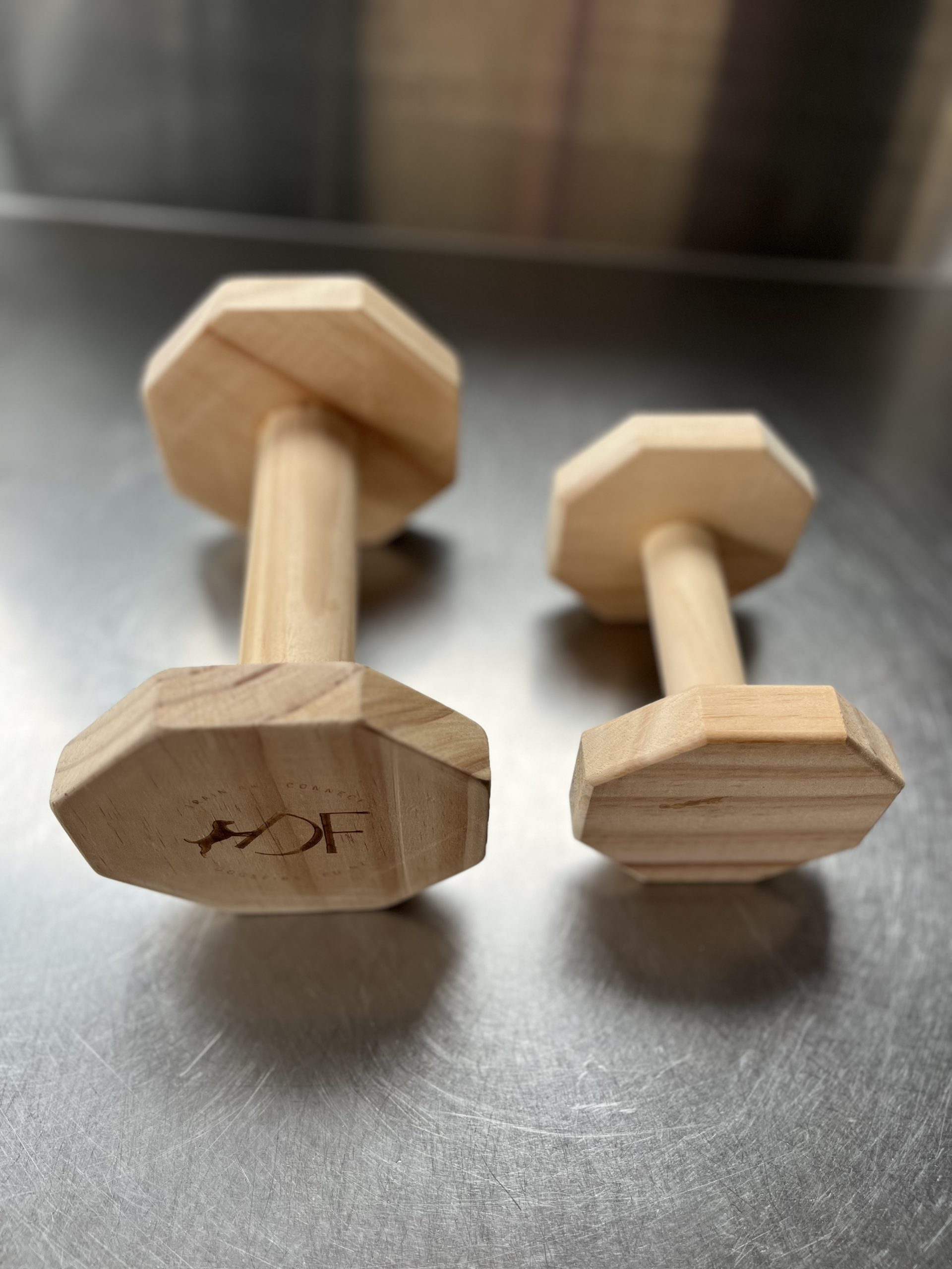 Handmade Wood Retrieve Barbell - Image 3