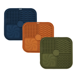 Licky mat with suction cups