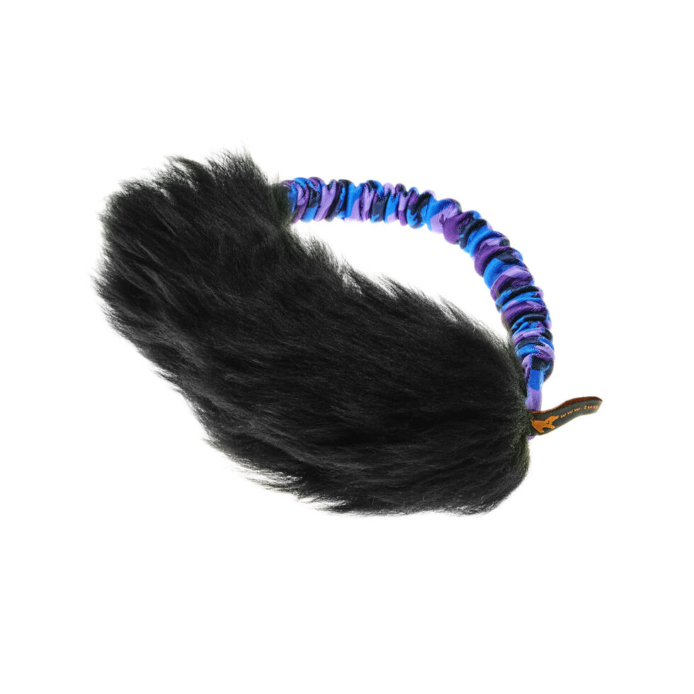 Sheepskin Bungee Ring Purple